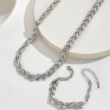 Elegante Set di Coda di Pesce in Vetro con Strass