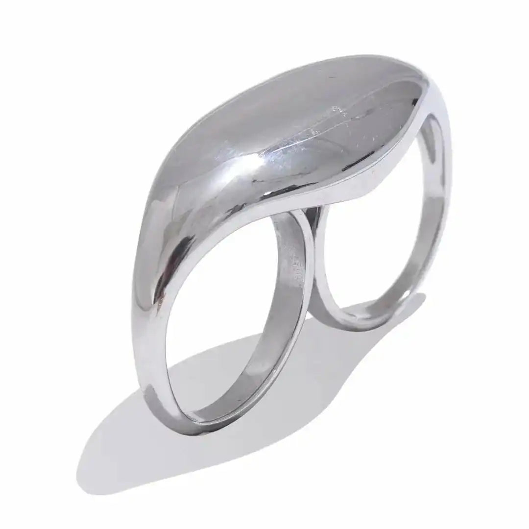 Anello Doppio in Oro Classico