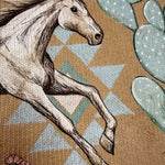 Perpetua™ | Cardigan Zip Desert Horse & Cactus A minha loja