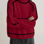 Donna | Elegante Maglione con Collo Alto A minha loja