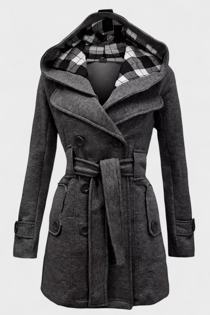Leona™ | Cappotto elegante a doppio petto A minha loja