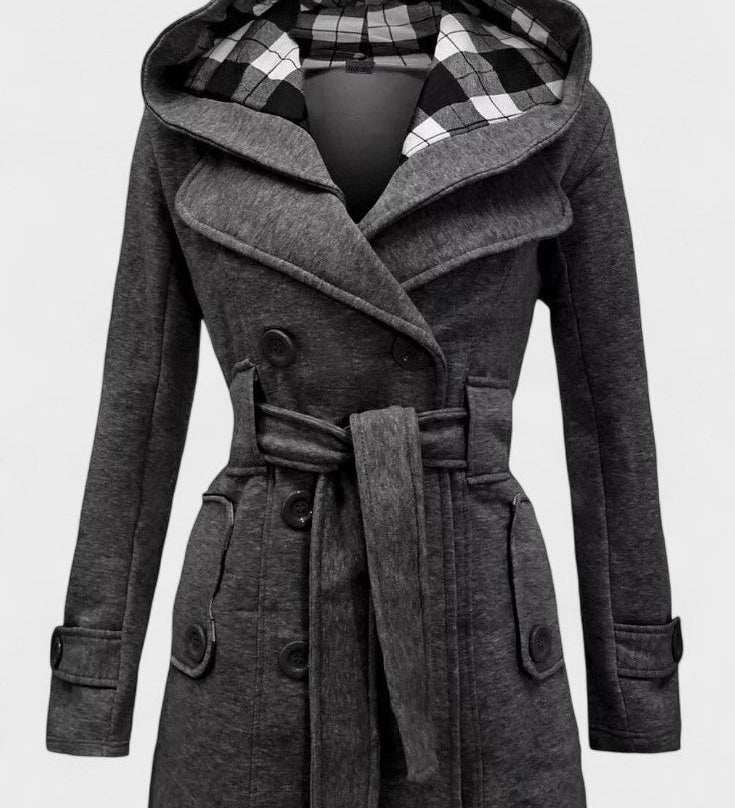 Leona™ | Cappotto elegante a doppio petto A minha loja