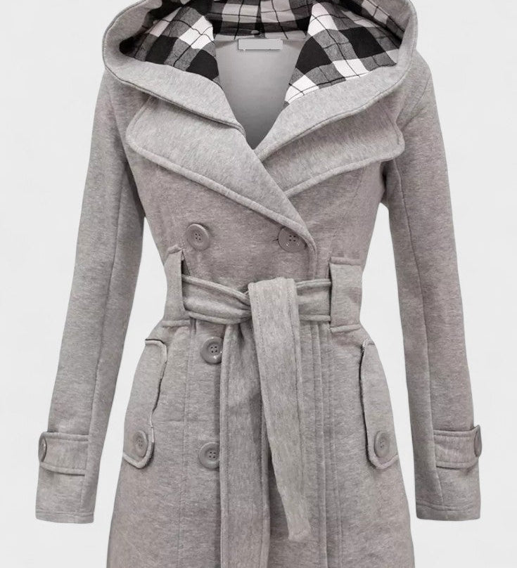 Leona™ | Cappotto elegante a doppio petto A minha loja