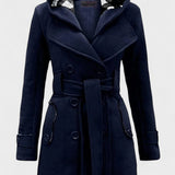 Leona™ | Cappotto elegante a doppio petto A minha loja