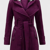 Leona™ | Cappotto elegante a doppio petto A minha loja