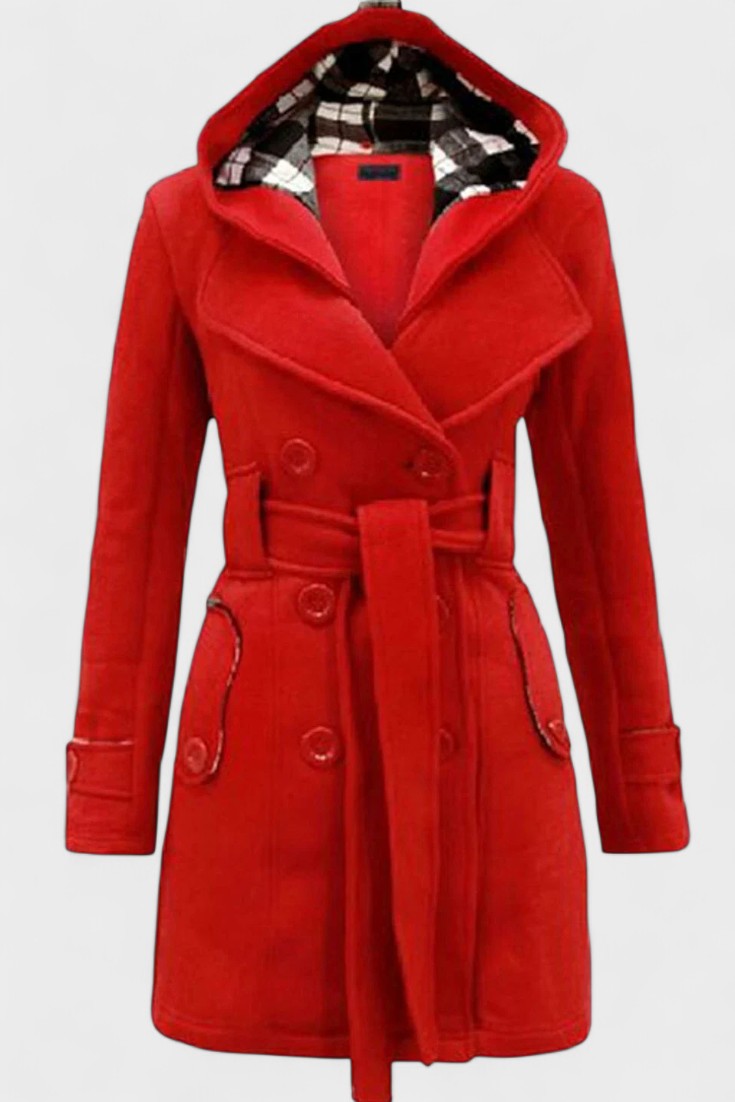 Leona™ | Cappotto elegante a doppio petto A minha loja
