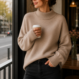 Juniper | Maglione Donna Oversize con Collo Alto