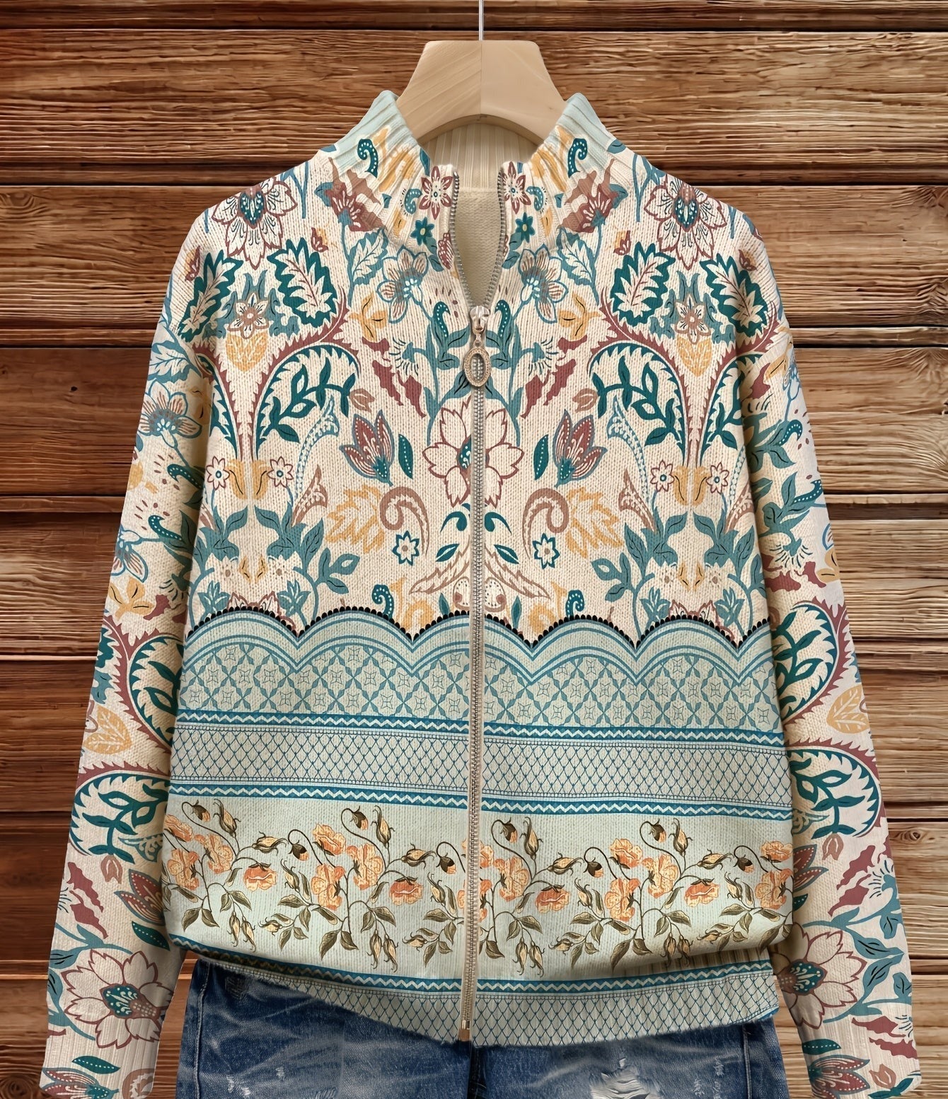 Sybilla™ | Vintage Floral Botanical Border Print A minha loja