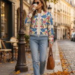 Tabitha™ | Giardino Botanico Zip Cardigan Floreale A minha loja