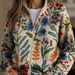 Tabitha™ | Giardino Botanico Zip Cardigan Floreale A minha loja