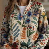 Tabitha™ | Giardino Botanico Zip Cardigan Floreale A minha loja