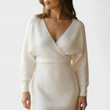 Klara™ | Abito avvolgente elegante con scollo a V A minha loja