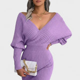 Klara™ | Abito avvolgente elegante con scollo a V A minha loja