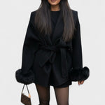 Dagmar™ | Cappotto elegante con pelliccia ecologica A minha loja