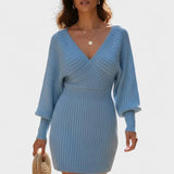 Klara™ | Abito avvolgente elegante con scollo a V A minha loja