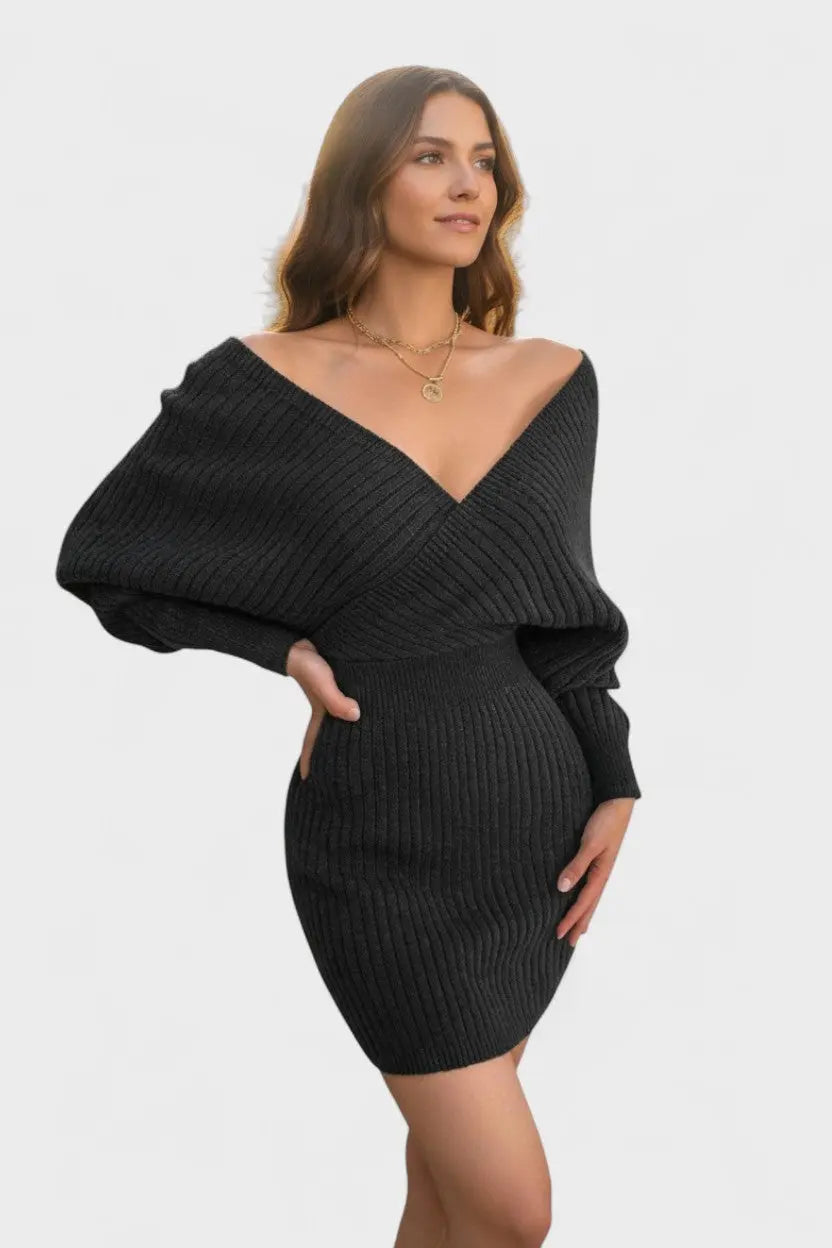 Klara™ | Abito avvolgente elegante con scollo a V A minha loja