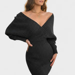 Klara™ | Abito avvolgente elegante con scollo a V A minha loja
