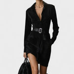 Veronika™ | Abito midi in suede A minha loja