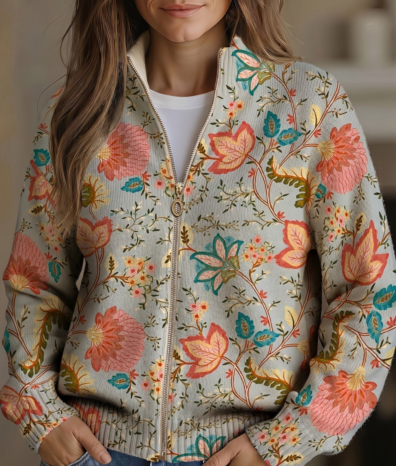 Xanthe™ | Stampa Retrò di Fiori da Giardino A minha loja